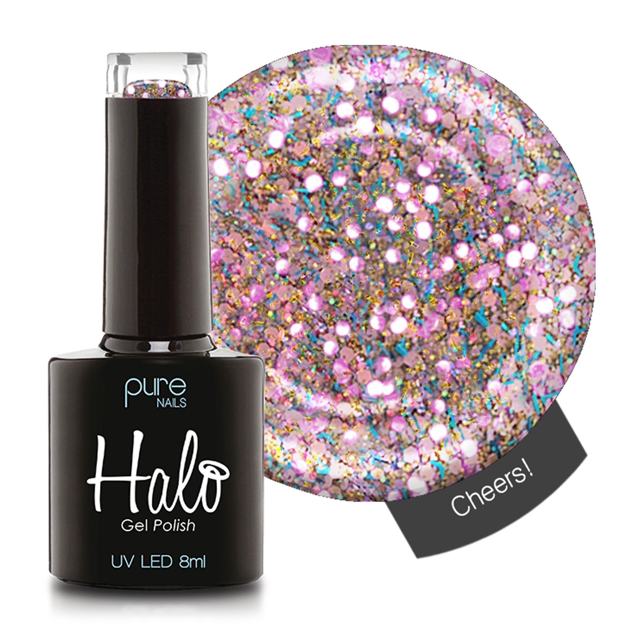 Halo Gel Polish 8ml Cheers! - Siena Distribution