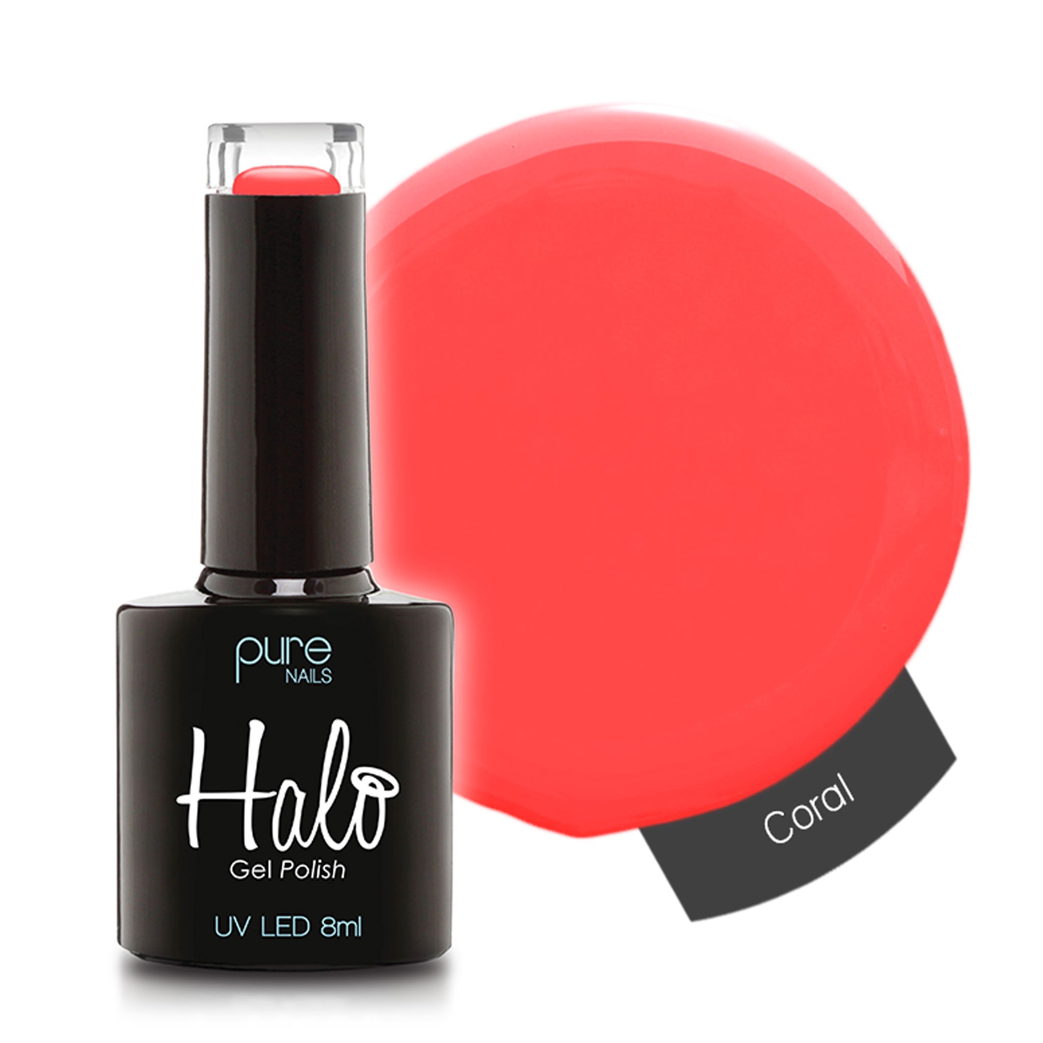 Halo Gel Polish 8ml Coral - Siena Distribution