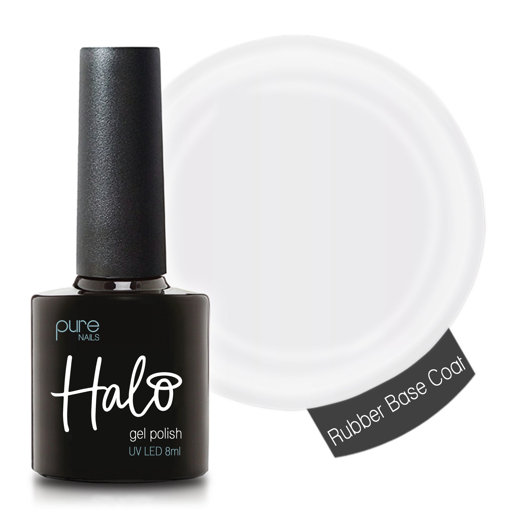 Halo Gel Polish Rubber Base Coat 12ml - Siena Distribution