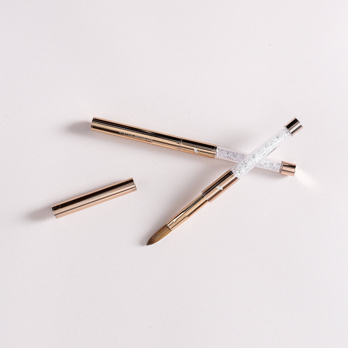 Pure Kolinsky Rose Gold Acrylic Brush #10 - Siena Distribution