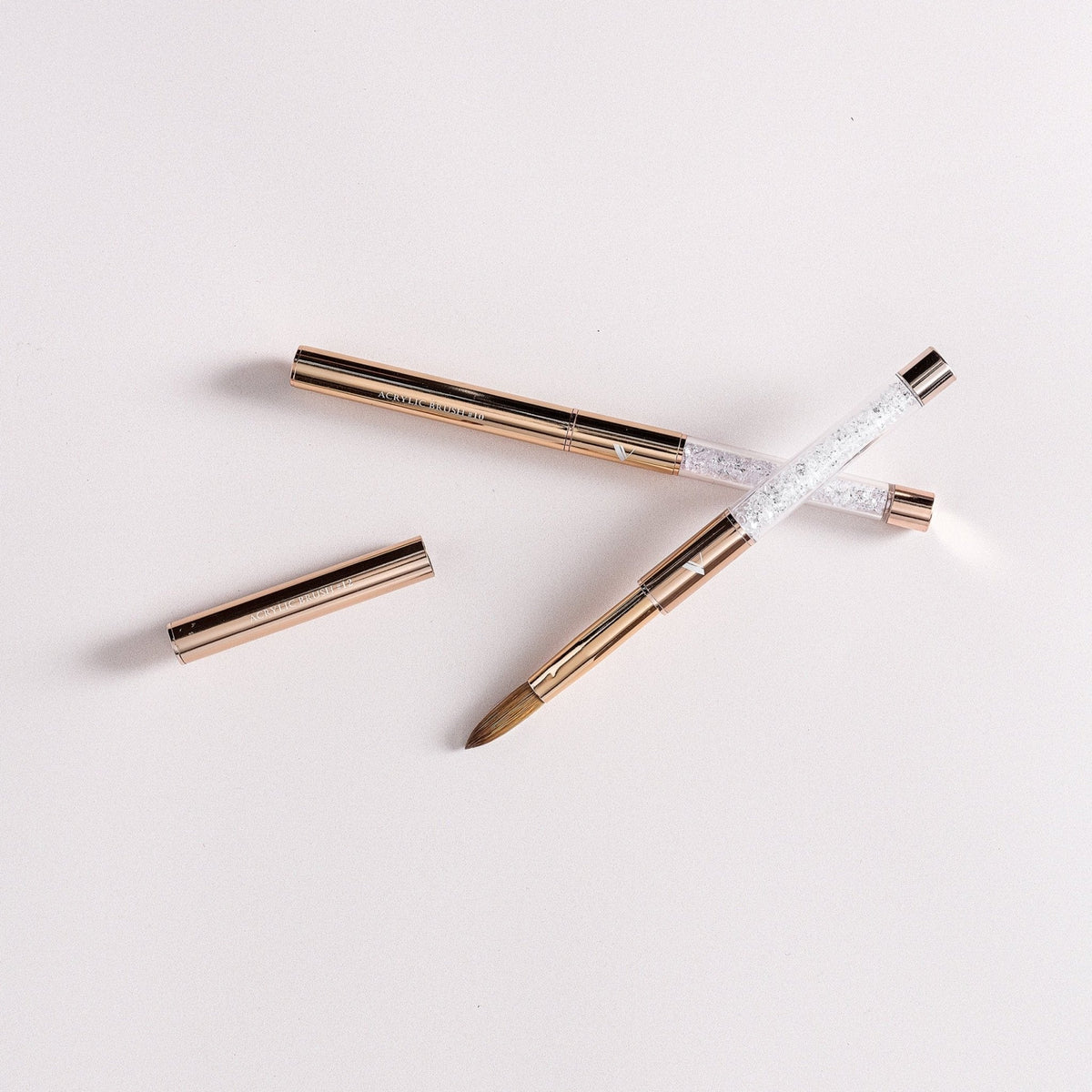 Pure Kolinsky Rose Gold Acrylic Brush #12 - Siena Distribution