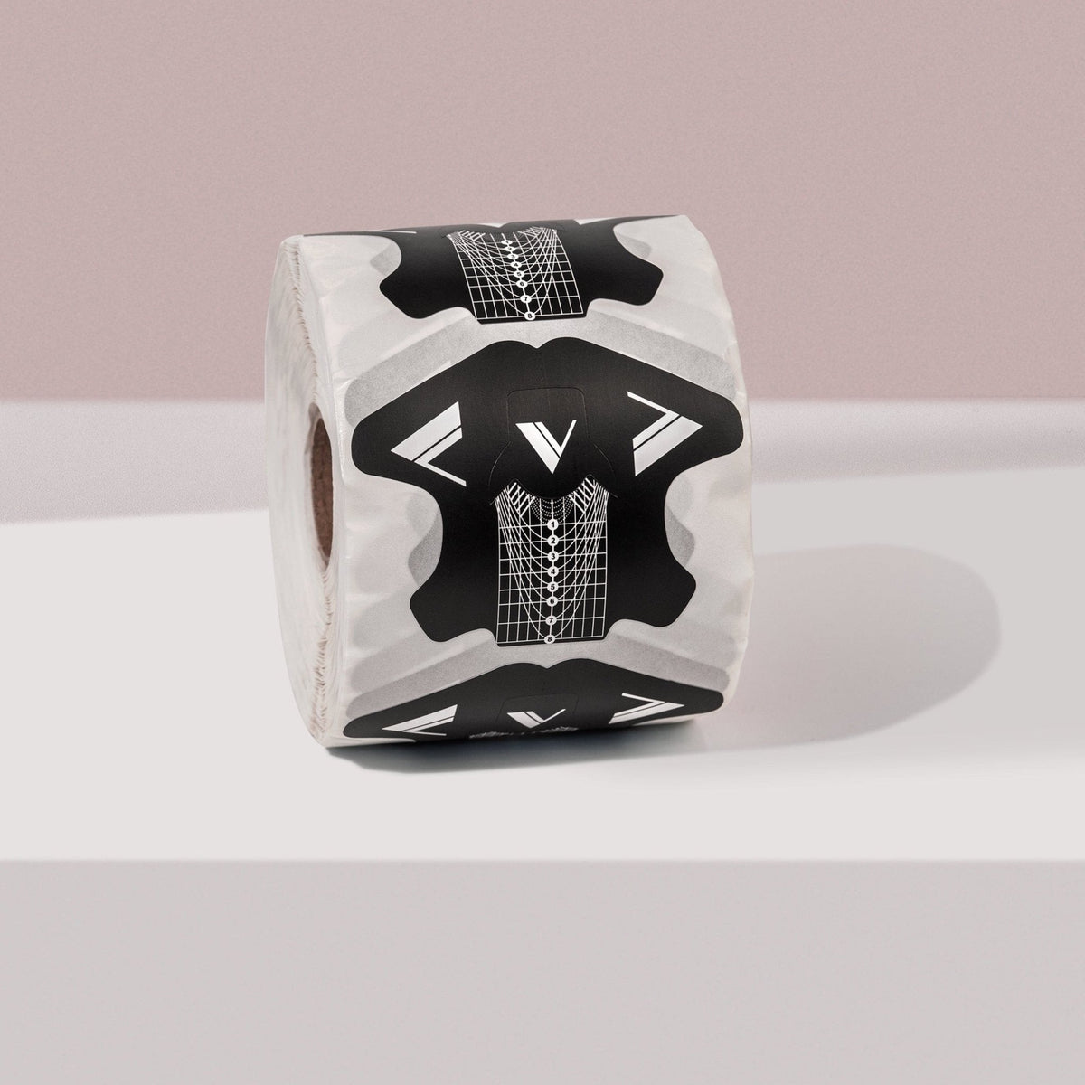 V Nail Forms - Matte Black - Short 500 - Siena Distribution