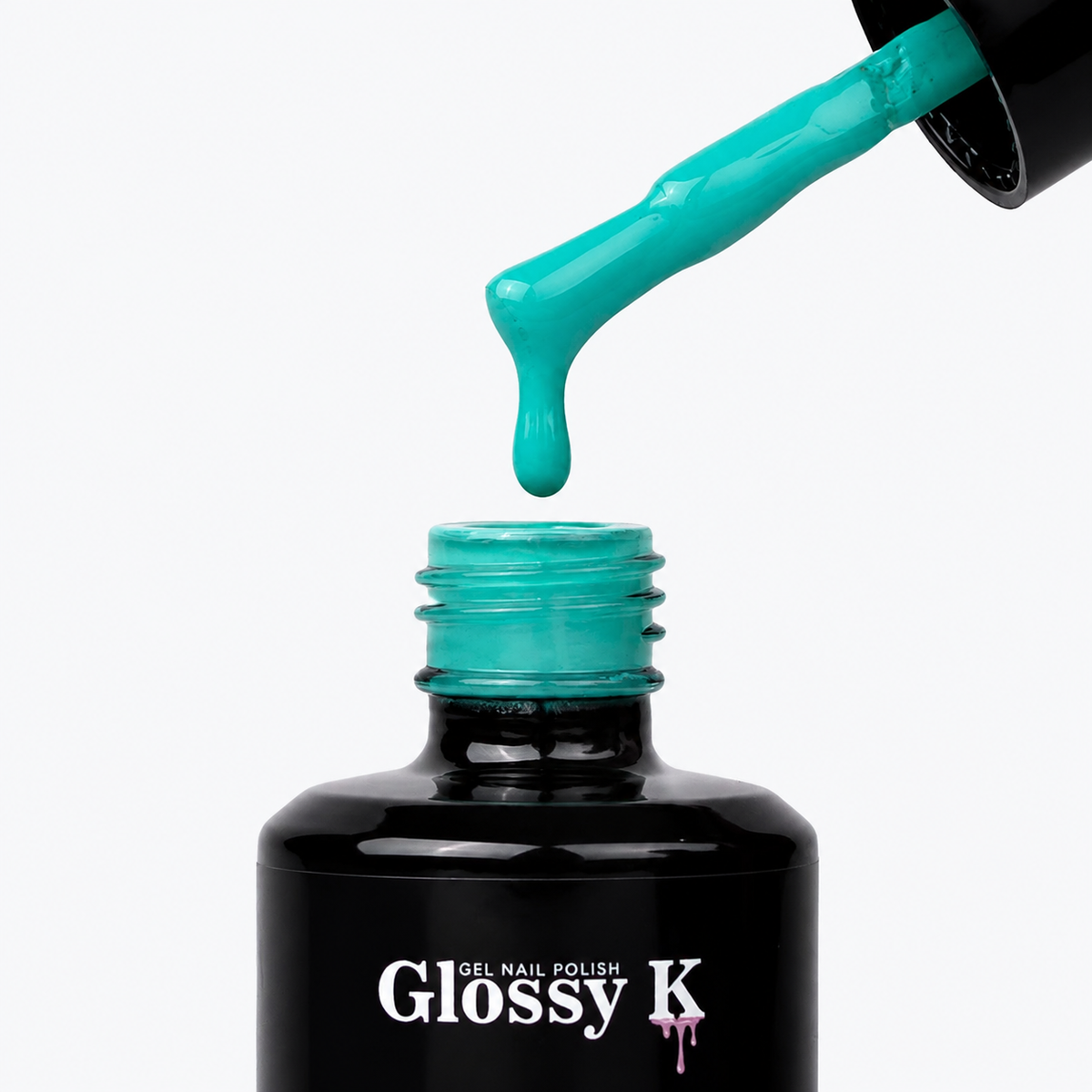 Glossy K Gel Polish 043 - Vibrant Turquoise (HEMA & TPO Free)