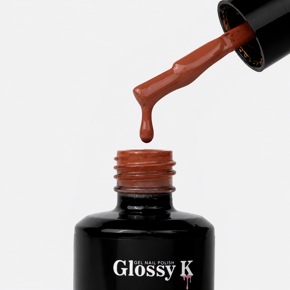 Glossy K Gel Polish 047 - Dark Chestnut (HEMA & TPO Free)