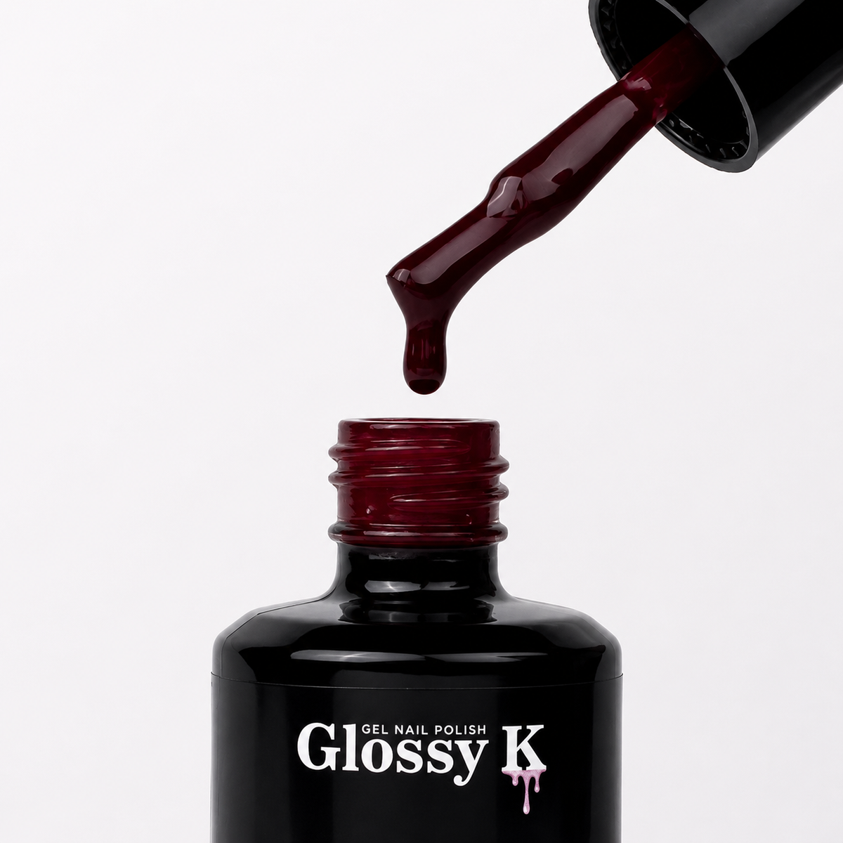 Glossy K Gel Polish 052 - Burgundy (HEMA & TPO Free)