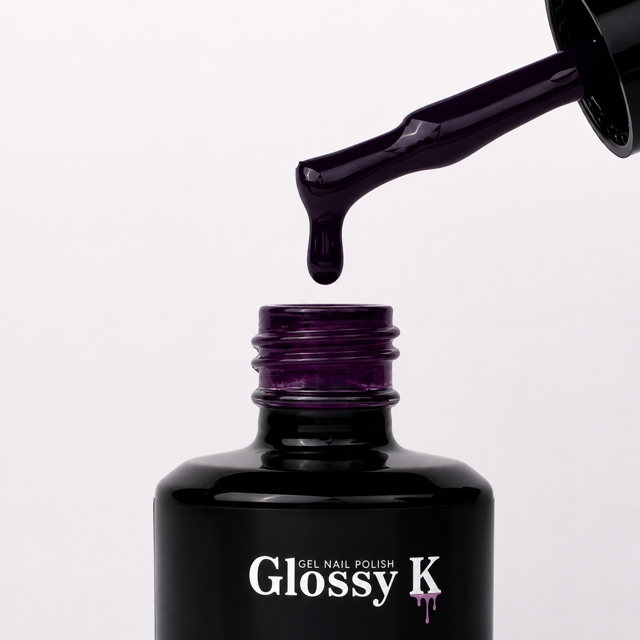 Glossy K Gel Polish 054 - Dark Purple (HEMA & TPO Free)