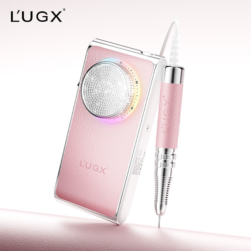 L’UGX Luxe Brushless Nail Drill – 30,000RPM | Rechargeable | Powerful - Pink