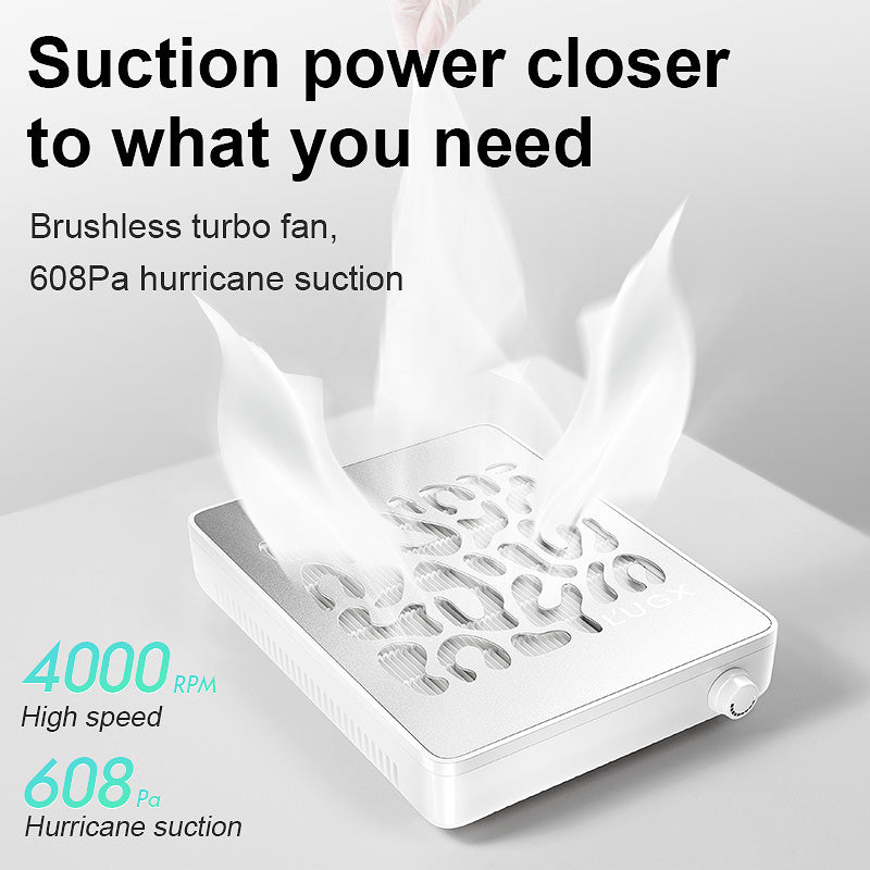 LUGX Premium Brushless Turbo Nail Dust Collector