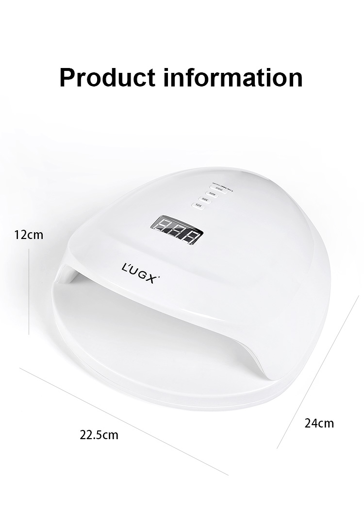 L’UGX 60W Cordless Rechargeable UV/LED Nail Lamp