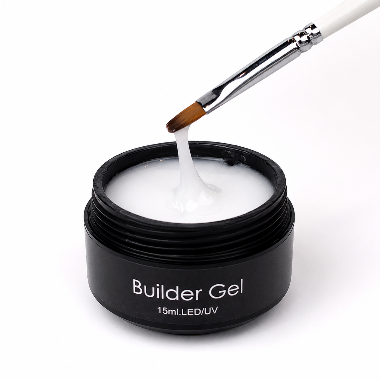 Glossy K Builder Gel 002 – Milky White (HEMA & TPO Free)