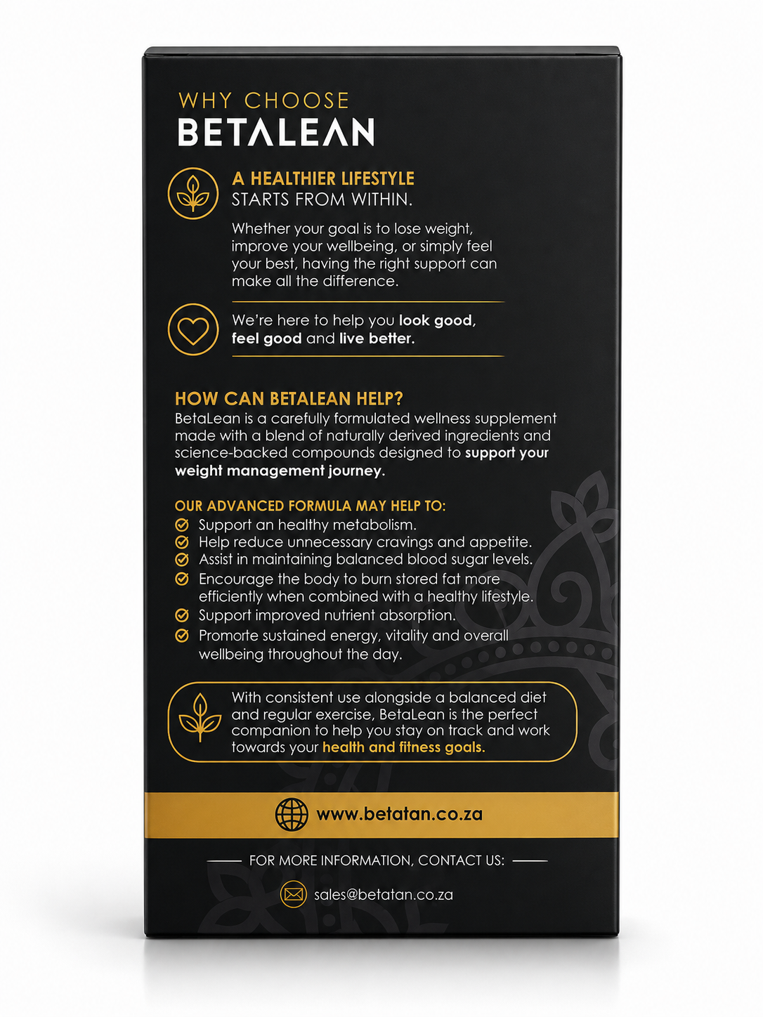BETALEAN - WEIGHT MANAGEMENT
