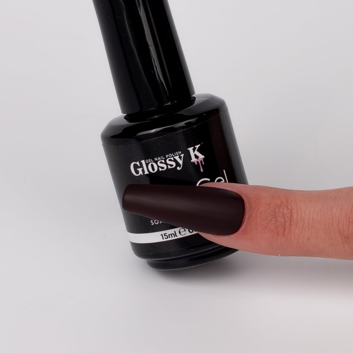 Glossy K Gel Polish 045 - Dark Chocolate Brown (HEMA & TPO Free)