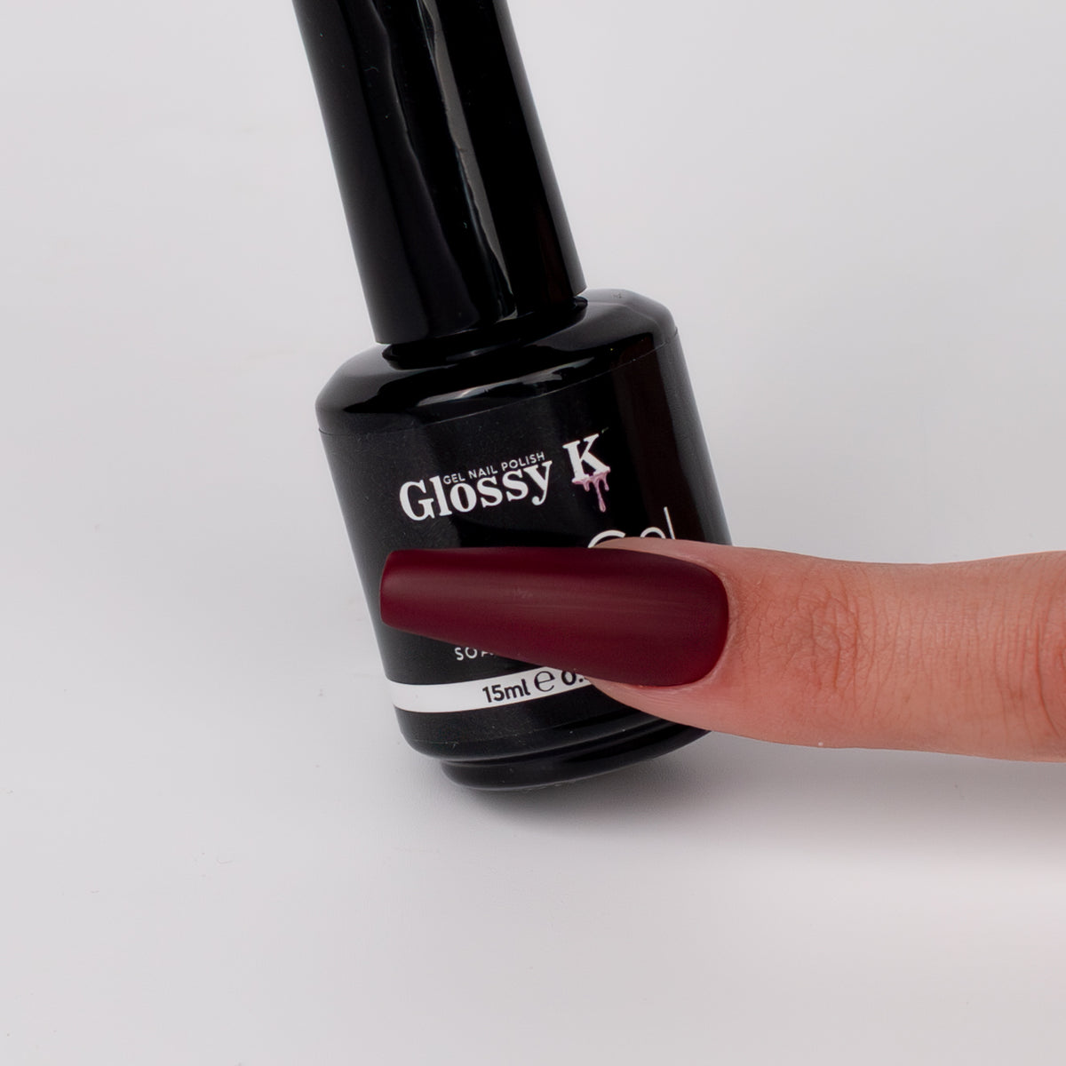Glossy K Gel Polish 052 - Burgundy (HEMA & TPO Free)
