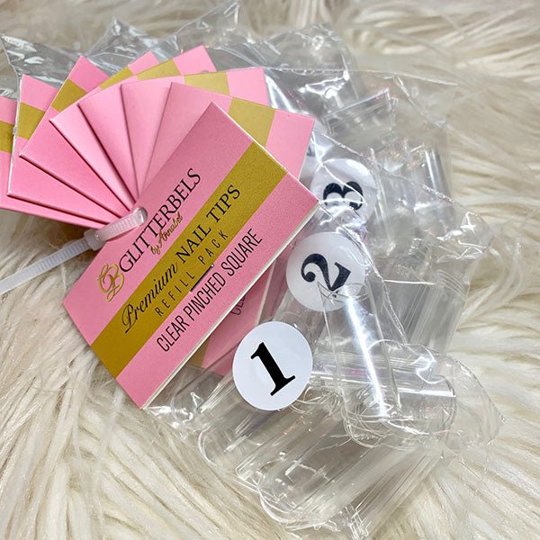 Size 3 Pinched Square Tips Refills | Glitterbels | Siena Distribution