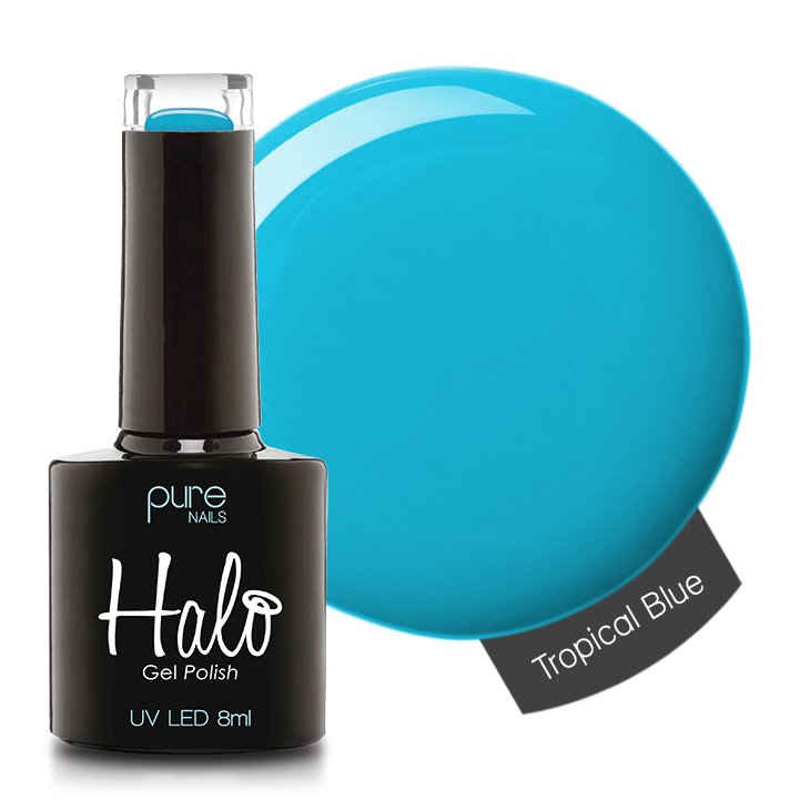 Halo Gel Polish 8ml Tropical Blue - Siena Distribution