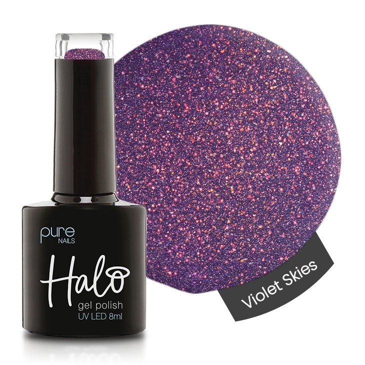 Halo Gel Polish 8ml Violet Skies - Siena Distribution