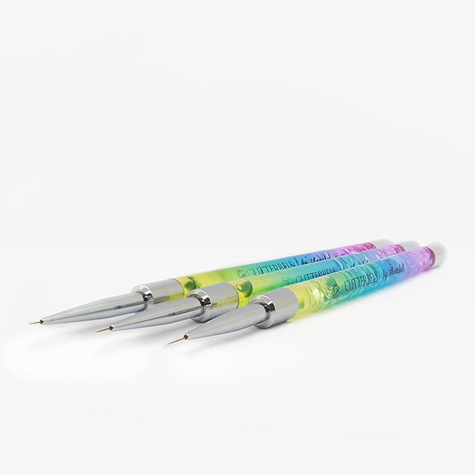 Rainbow Fine Detail Brush Set of 3 - Siena Distribution